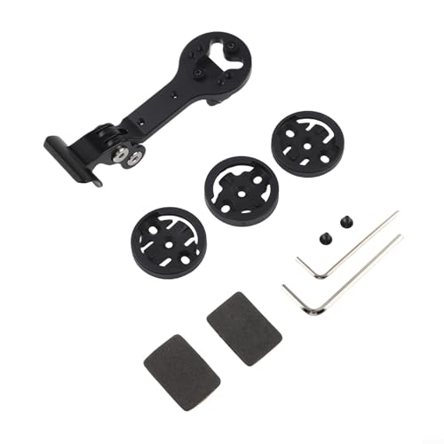 Support d'ordinateur de vélo rigide en aluminium anodisé noir haute résistance