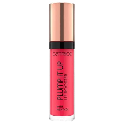 Catrice Plump It Up Lip Booster, Lip Gloss #090 Potentially Scandalous Red, Refreshing, Colouring Effect, Magnification, Glossy, Vegan, Alcohol Free, 3 ml