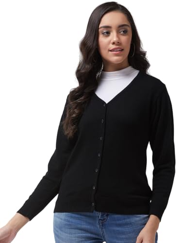 Image of Pivl Womens Winter Season V Neck Full Sleeves Sweater /Cardigan
