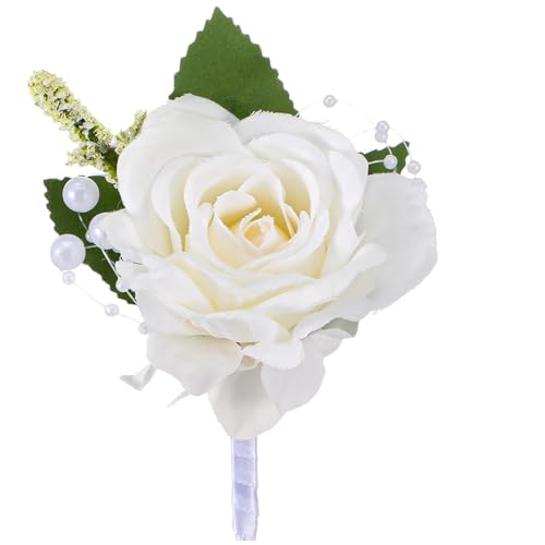 Rose Boutonniere for Men Lapel Pin FlowerAnniversary & Formal Party Suit