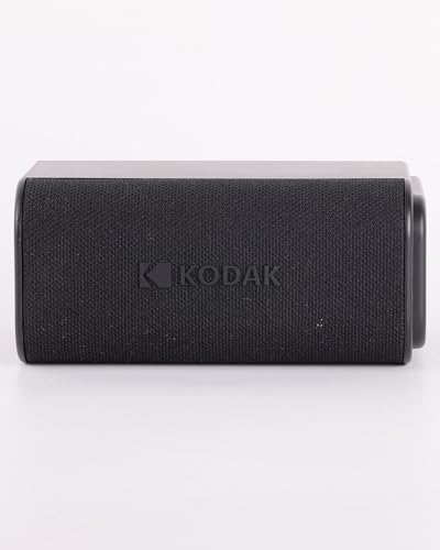 Kodak SoundBrix Plus - Altavoz Bluetooth portátil Doble, conexión magnética hasta 100 Altavoces inalámbricos, Sonido estéreo de Graves Potente de 10 W, Alcance de 50 m, reproducción de 8 Horas
