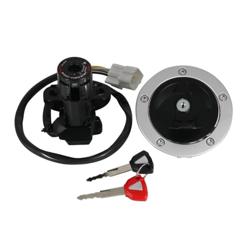 Interrupteur d'allumage pour Kawasaki ZX1400 Ninja ZX14R avec kit complet de serrure de réservoir et siège