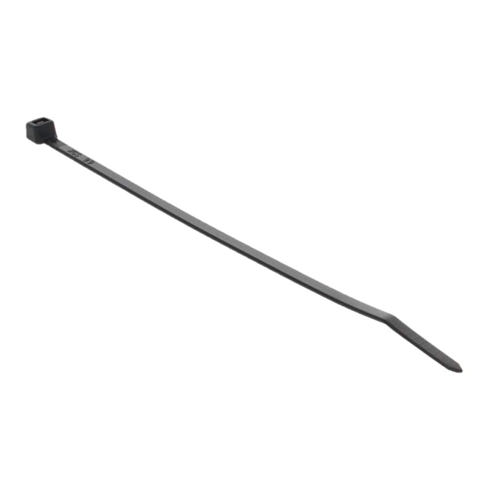 MroMax Cable Zip Ties 7.87 Inch x 0.08 Inch(L x W) UV Resistant Self-Locking Nylon Tie Wraps for Multi-Purpose Use Indoor and Outdoor, Black 150pcs