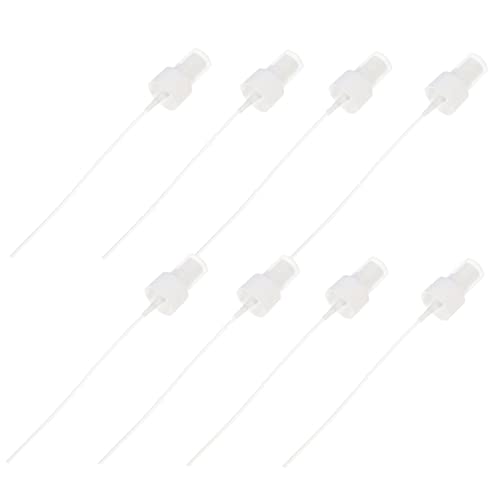 Healeved 40 Piezas Boquilla de botella cosmética tapas de spray para botellas pulverizador de niebla fina bien botella reutilizable jetnozzle rociador de botella de niebla tapas de botellas