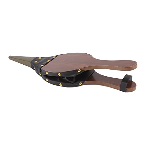 Aoaoy Caminetto a soffietto in legno 15.0 X 5 pollici manuale soffiatore d'aria strumenti con cinghia sospesa per campeggio all'aperto barbecue