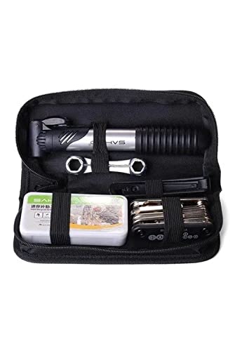 Kit Ferramentas Bike Chaves Remendo Reparo Pneu Bolsa Quadro