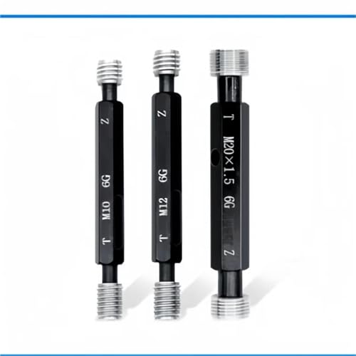 1PC Steel Mer-cury Gage Metric Fine Thread Gauge 6G M0.8M1.2M2M2.5M3M4M5M6M7M8M9M10M12M13M14M15 (M5X 0.8-6G) miniatura 4
