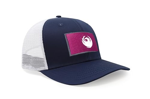 Image of International Tie City Hat for Men and Women, Adjustable Snapback Trucker Baseball Cap with Embroidered Patch