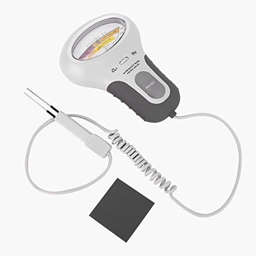 Dispositivo de medición de pH Agua, dispositivo de prueba portátil digital 2 en 1 para el valor de pH y contenido de cloro para analizar la calidad del agua en la piscina