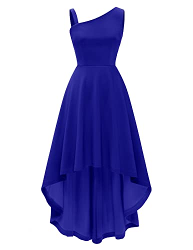 Amazon.com: Cocktail Hi Low Dress for Woman, Bridesmaid Wedding Guest Dress,  Modest Prom Dress for Teen, Evening Party Dress for Woman Formal, Elegant  Church Spring Dress with Sleeveless Royal Blue XL :