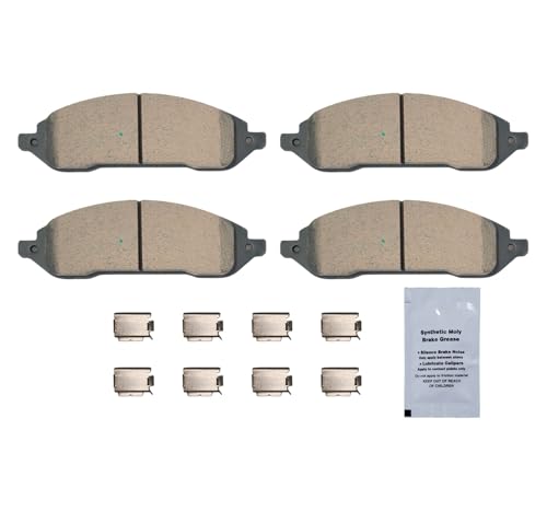 Image of HUSCH D1022 Front Ceramic Brake Pads Kit Fit For Ford Freestar 2004-2007, For Mercury Monterey 2004-2007