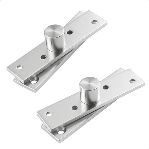 TamBee Pivot Hinge Rotating Door Hinge 360 Degree Hinges Small Cabinet Pivot Hinges - 304 Stainless Steel, 360 Degree Rotating - Cabinet Cupboard Upgrade 2PCS(100mm)