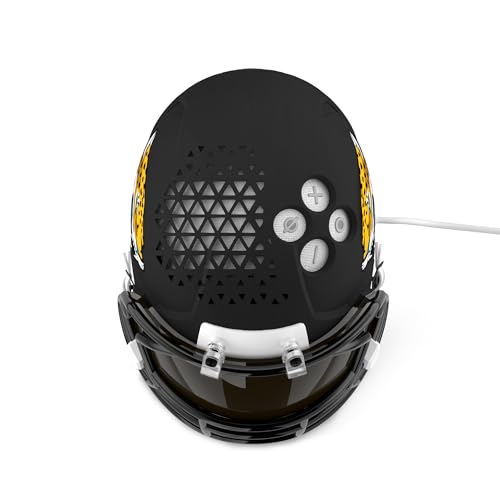 Image of NFL Echo Dot Bundle: Includes Echo Dot | Glacier White and Limited-Edition NFL Helmet Stand | Jacksonville Jaguars