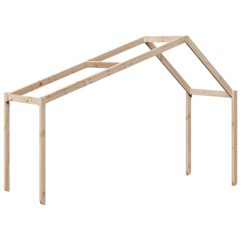 vidaXL Toit de lit pour Enfants 203x95,5x142 cm Bois de pin Massif