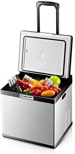 Samnuerly Congelatore Portatile per Frigorifero con compressore per Auto da Esterno, 12 V/24 V