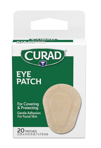 Curad Eye Patch Non-Woven (Paper) 2 1/4 Inches X 3 1/8 Inches 20 Count