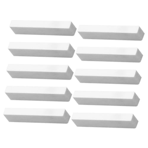 Abaodam Beef Bone Guitar Nuts 10-pack Acoustic Guitar Saddle Bone Nut and Saddle Blanks Unique