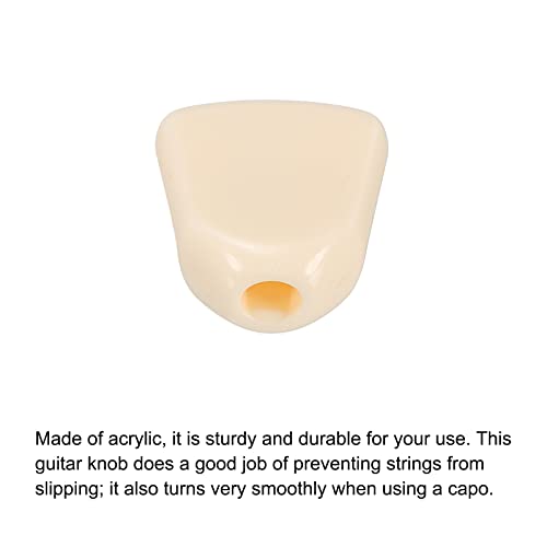 PATIKIL Guitar Tuning Nail Button Head Trapezoidal Acrylic Button for Electric/Folk/Acoustic Guitars with 6 Screws 12 Ferrules - Image 4