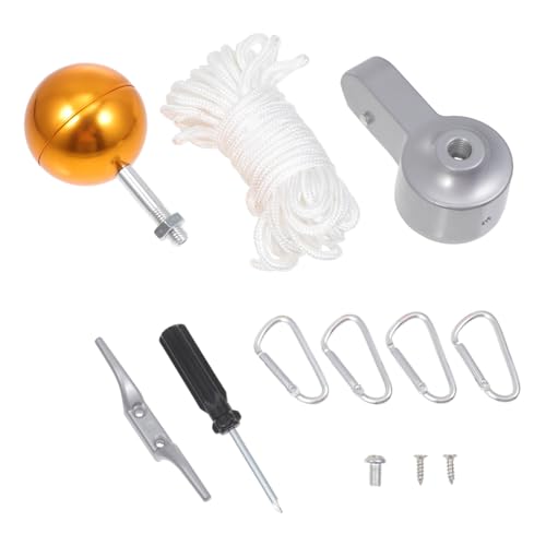 YOSADIER 不??製旗棒アクセサリー 滑車付き旗竿修理ツール 軽量コンパクトで簡単取り付け 祝祭用装飾旗固定向け