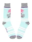 The Golden Girls TV Show Palm Trees Logo Crew Socks Licensed