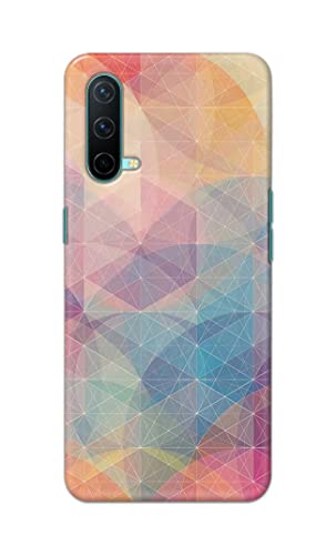 Image of Printed Hard Back Cover Case for OnePlus Nord CE 5G Back Cover (Crumpled Paper Design) -1803