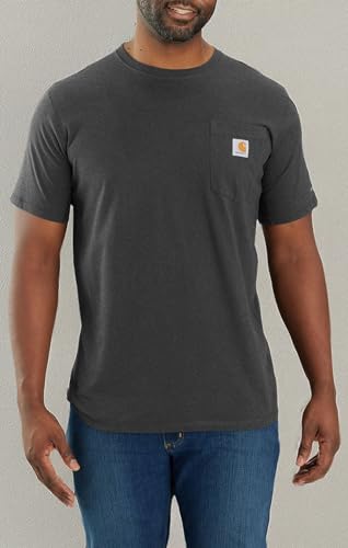 Image of Carhartt Men's Force Relaxed Fit Midweight Short-Sleeve Pocket T-Shirt