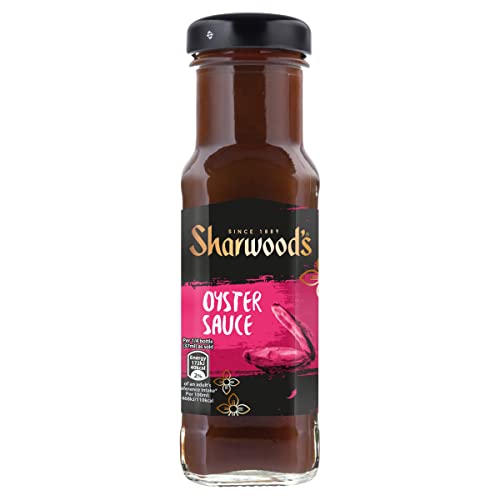 Sharwoods Chinese Savoury Oyster Sauce Rich Umami Sauce For Beef Made With Real Oyster Extract 150 ml Jar (Pack of 1)