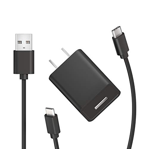 Kindle Fire Fast Charger [UL Listed] AC Adapter 2A Rapid Charger with 6.6Ft Micro-USB Type C Cable for Amazon Kindle Fire 7 HD 8 10 Tablet, Kids Edition,Kindle Fire HD HDX 7â€ 8.9â€,Fire 8 Plus