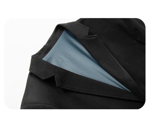 Men's Casual Blazer Business Casual Long Sleeve Solid Lapel Buttons Sports Coat Suit Jacket4