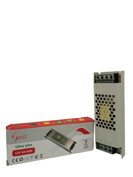 See full amazon price history chart for SPEED Ultra-Thin Switching Power Supply Universal Regulated Transformer for LED Strip Light, CCTV, Radio, Computer Project 3D Printer, CNC, PDUs Industrial Automation 12V 5AMP 60Watt Pack Of 1 SPEED Ultra-Thin Switching Power Supply Universal Regulated Transformer for LED Strip Light, CCTV, Radio, Computer Project 3D Printer, CNC, PDUs Industrial Automation 12V 5AMP 60Watt Pack Of 1 (B0CYGPX1NM) Amazon Price History, Amazon Price Tracker