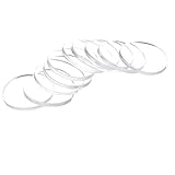 ULTECHNOVO Gummipuffer Saugnäpfe Für Glasplatten 10 Stoßstangen Pad Combo Schalldämpfende Gummifüße für Schranktüren Glasplatten Bilderrahmen 25Mmx2 Gumminoppen Für Glasplatten Glasplatte Tisch