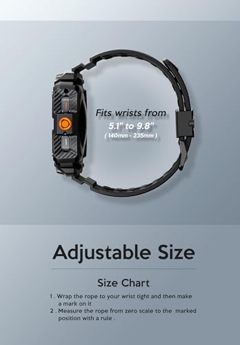 i-Blason Armorbox Samsung Galaxy Watch 5 Proバンド[45mm]対応 Galaxy Watch 5 Pro用 頑丈で耐久性のあるTPUウォッチバンド 強化ガラススクリーンプロテクター2枚組付き