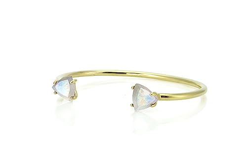 Bracelet Ajustable Personnalisé en Or : le bijou en pierre de lune pour sublimer votre quotidien