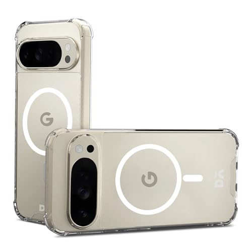 Image of DailyObjects Clear Magnetic Phone Case Cover Compatible with Google Pixel 9 Pro XL | Wireless Charging Slim Back Cover | 2 Layer Edge Protection & Shockproof