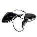 Auto Fold Reversing Rearview Mirror Power Electric Folding Side Mirror For VW Golf MK7 7.5 (Black Color)