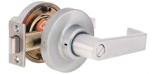 Marks USA 714244 Grade 1 Satin Chrome Bed/Bath Door Lever