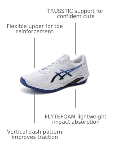 Image of ASICS Mens Men's Solution Swift Flytefoam 2 Tennis Shoes