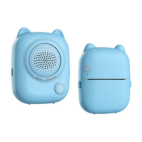 Image of AI Voice Bluetooth Mini Thermal Printer, Inkless Pocket Sticker Maker | Inkless pocket label printer for notes and stickers, ideal for home, school, office and travel daily study sorting use