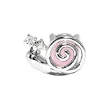 [凛りん] ボディピアス 昆虫 おもしろ ストレートバーベル サージカルステンレス 軟骨ピアス 片耳用 (16G/かたつむり・シルバー)