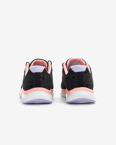 Skechers Women's 149570 Flex Appeal 4.0 Sneaker, Black/Coral, 11 | Image 4