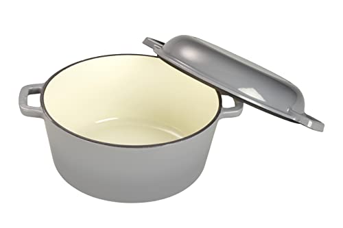 Echtwerk Schmortopf und Servierpfanne 2-in-1 Set, Gusseisen...