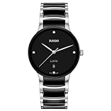 Rado Centrix Diamond with Black Dial, Date Display and Swiss Quartz Movement