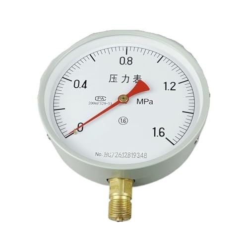 Manomètre ordinaire Y150 avec mesure de pression négative sous vide de 0 à 2.5 MPa