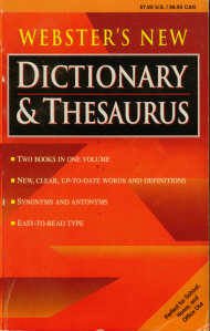 Webster's new dictionary & thesaurus