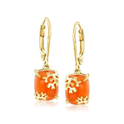 Ross-Simons Carnelian Reef Drop Earrings...