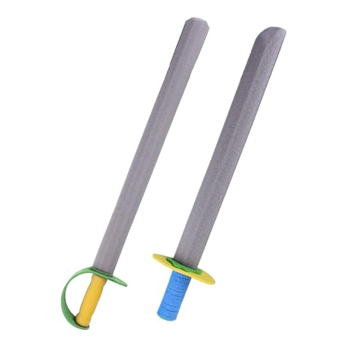 harayaa Espadas de Espuma para Niños, Espadas, Juguetes, Regalos para Niños Y Niñas, Esgrima para Espectáculos, Accesorios de Cosplay, 2 Piezas