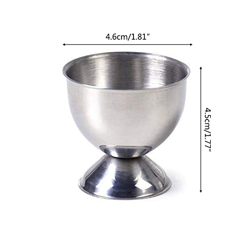 4pcs Edelstahl Weich Gekochte Eierbecher Tischbecher Küchenwerkzeuge Sets Frühstücksdampfstange Form Zum Braten – Bild 7