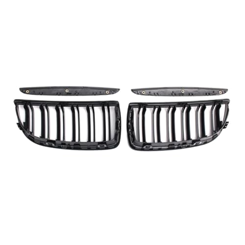 Calandre supérieure E90 E91 double grille avant antichoc ABS - 5