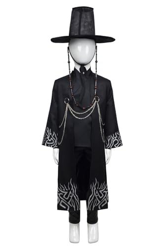 Sajα Boys Jinus Cosplay Kpops Demons Huntrxes Costume Stage Performance Outfit Grown Robe Halloween Mens Attire Hat2