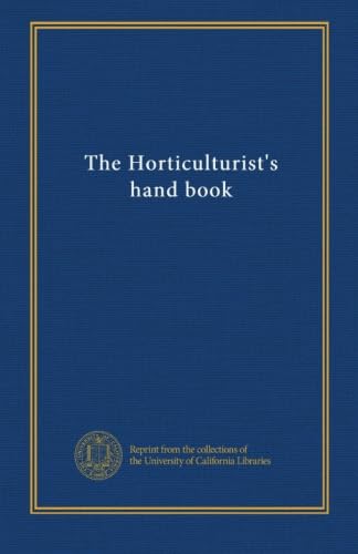 livre Le livre de la main de l'horticulteur